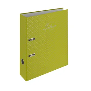 Laminat A4 dźwignia do laminatu 7cm SREBRNY żółty